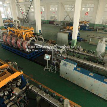 PE DWC Tube Extruder Corrugated Pipe Extrusion Line