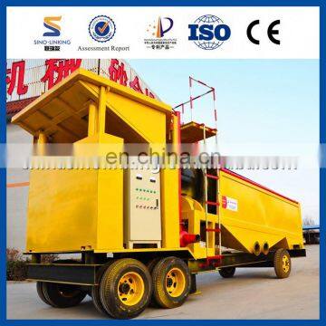 SINOLINKING professional mobile gold mining washing machine for sale