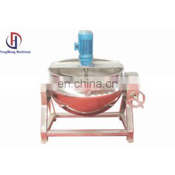 Tilting type industrial electric soup cooking kettle