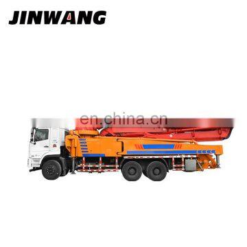 CE approved five-section arm concrete pump truck used sizes for rental