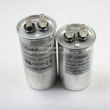 CBB65 10uf 450vac capacitor sh p2 40/70/21 50/60hz