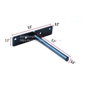Solid Steel Floating Shelf Brackets Rustproof Blind Shelf Supports Invisible Shelf Bracket With Screws photo-2