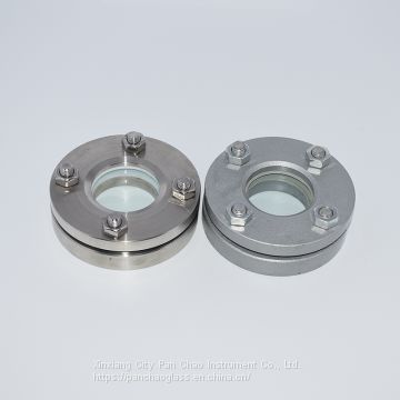 Food grade forged stainless steel high pressure flange sight glass