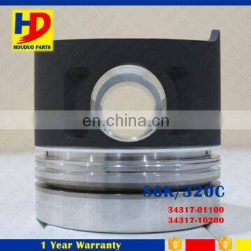 320C S6KT S6K 34317-10200 34317-01100 Hot Sale High Quality Small Engine Piston