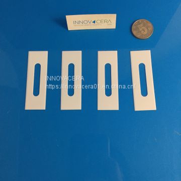 Ceramic Razor Mechinable Hardness Sharpness and Wear Heat Resistant Zirconia Ceramic Razor Blade /INNOVACERA