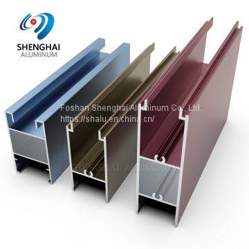 Anodized Aluminum Channel Extrusion Profiles UAE Adjustable Aluminum Windows and Doors Frame Profile