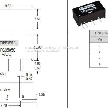 2W 3KVDC Isolation Single Output DC/DC Converters Integrated Circuit photo-2