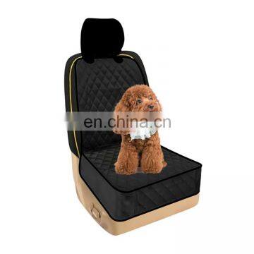 New arrived hot sale Co-pilot single dog pet car front seat cover with belt