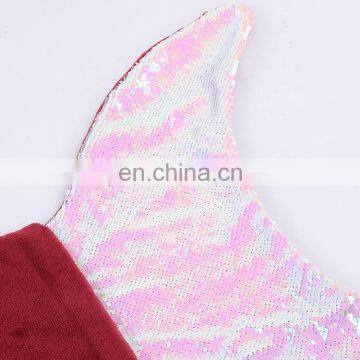 Wholesale Custom Soft Warm Knitting Fleece Shiny Sequin Mermaid Tail Blanket photo-5