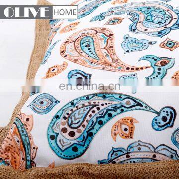 Factory Selling Patio Furniture Gold-rimmed Waterproof Printing Wholesale Outdoor Cushion Pillow photo-4