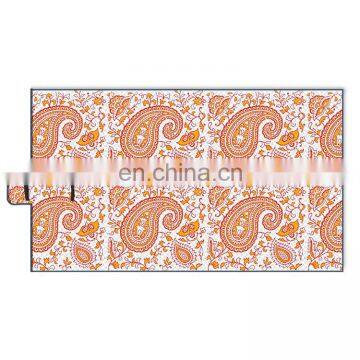 Cheap Polyester China Factory Wholesale Foldable Portable Extra Large Striped Waterproof Outdoor Picnic Blanket photo-5