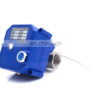 3v 5v 6v 12v 24v 110v 220v DN15 DN20 DN25 CWX-25S 2 way brass ss304 mini electric on off electric gas shut off valveelectric gas