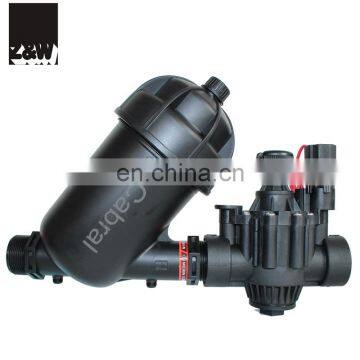 irrigation solenoid electric valve 1.5" 11/2inch water flow control 150P Latching AC DC 24V screen disc filter set DN40