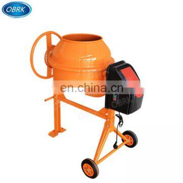 Stainless steel drum type electric concrete mixer/factory price mini concrete mixer in China