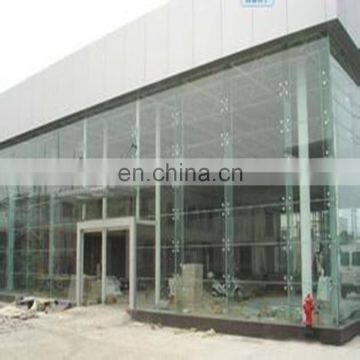 Spider system low-e curtain wall glass price m2