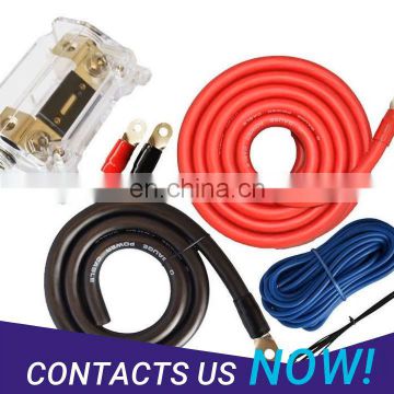 PVC in 4awg car audio amplifier wiring kit installation cables