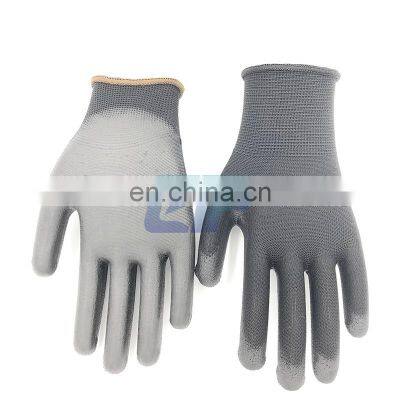 13 Gauge Polyester Liner Polyurethane/PU Coating PPE Gloves with EN388 3131X