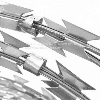 Low Price Concertina Hot Dipped Galvanized Razor Barbed Wire 5.01 Reviews photo-2
