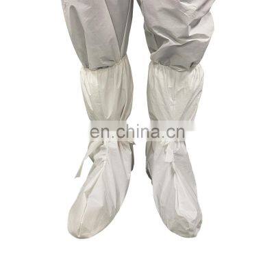 PP hospital lightweight white lab long surgical protective isolation Shoe foot Cover Medical  for coverall use