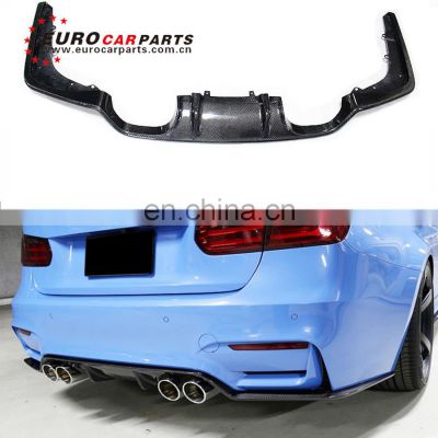 3D-style carbon F80 m3 f82 m4 3D for car M-series f8X 2014-2015y carbon set front lip/ rear diffuser spoilers