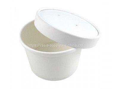 White 16 oz paper soup containers with lids restaurant depot kraft brown storage containers food containers