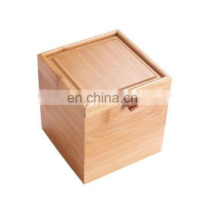 custom luxury tea set bamboo gift box organizer storage product packaging wooden tea boxes