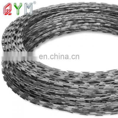 High Security Galvanized Steel Concertina Razor Barbed Wire