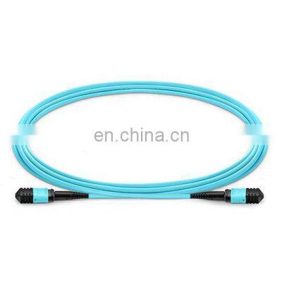 5meters 12 cores OM3 MPO/MTP Fiber Optic Patch cord cable de conexion de fibra Fiber Jumper mtp mpo patch cord