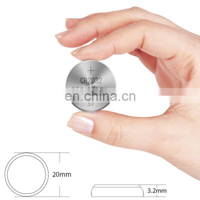 5pcs/Blister CR2032 3V Li-Mn Button Cell Battery Coin CR2032 DL2032 ECR2032 GPCR2032