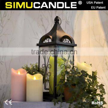 Christmas decoration flameless led candle light with flickering flame, with USA and EU Patent