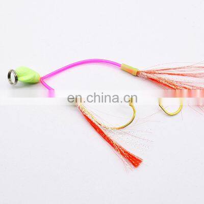 Wholesale Hand Made Stainless Steel Fishing Barb Hook EVA Float Feather Hook photo-2
