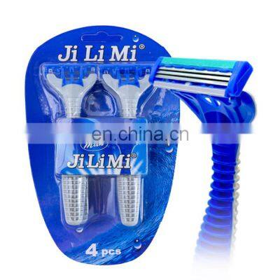 Wholesale fashionable body shaver for men disposable travel men shaver