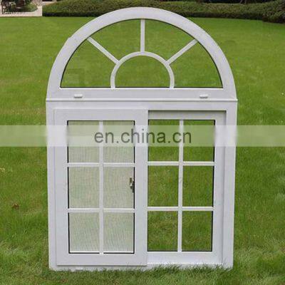 European Style Half Round Arch Aluminum Window Design Sliding Windows photo-2
