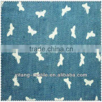 Chambray denim cotton shirt fabric