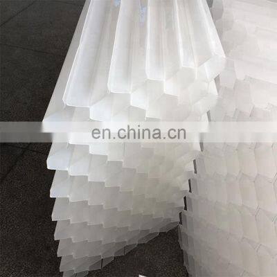 PP Tube Settler Water Treatment Media, Lamella Clarifier Hexagonal Honeycomb Plate photo-3