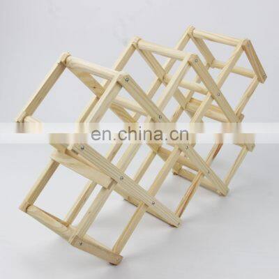 Best Quality Wooden Folding Wine Rack photo-3