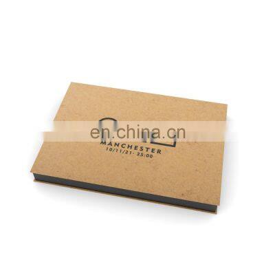 Oem High Quality Squid Game Brown Paper Makeup Base Palette Magnetic Eyeshadow Palette Paper Box