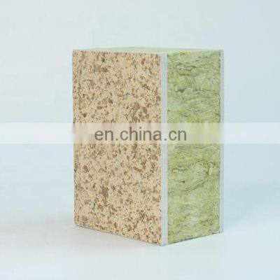 50 mm 75mm 100mm 250mm Thick Structural Workshop Silica Slate Fire Rated Roof Price Rock Wool Sandwich Panels Board