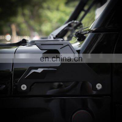Aluminum A Pillar Light Bracket for Jeep Wrangler JL 2018+ Light Rack photo-2