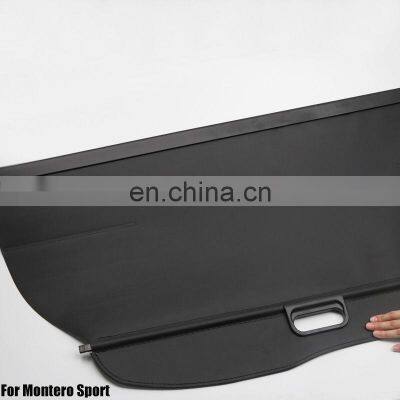 Black Trunk Shade Rear Cargo Cover for Montero Sport Nativa 2012-2015 Tonneau Cover