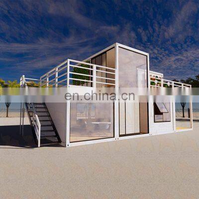 2 Story Prefab Light Steel Luxury High Quality Steel Quick Kit Prefab House South Africa Prefab Homes House for Sale photo-2