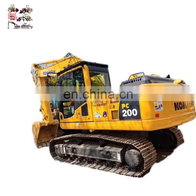 2020 model Komatsu PC200-8 crawler digger, Japan and China made 20ton Komatsu crawler wxcavator in Shanghai