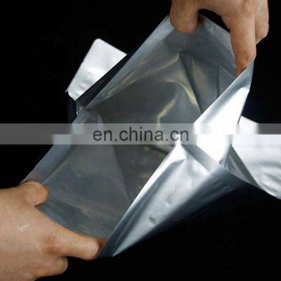 Ziplock Plastic Aluminum Foil Food Packaging Flat Bottom Bag