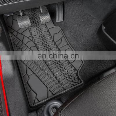 Auto Exterior Parts Accessories 4 Doors Car Floor Rubber Car Mat Offroad For Jeep Wrangler JK 2007-2017 photo-5