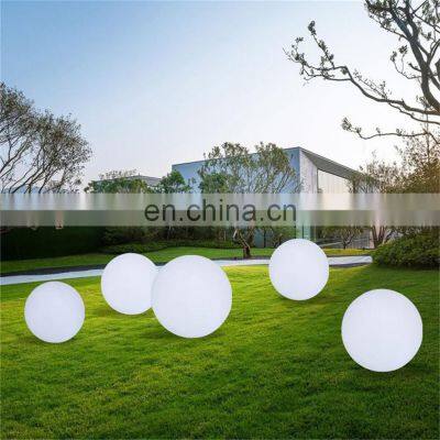 Wholesale Led Balls Solar Led Street Lights Mall Magic Color Changing Chandelier Orb Mini Led Plastic Table Lamp Round Ball photo-3
