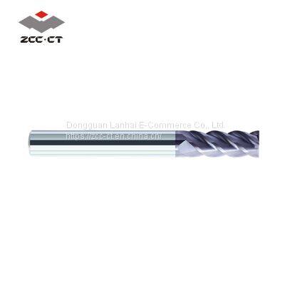 Zhuzhou Diamond Tungsten Steel Milling Cutter GM-4E-D10.0 Cemented Carbide Milling Cutter Four-blade Straight Shank Flat End Milling Cutter photo-2