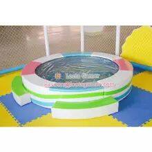 Guangdong Zhongshan Taile Amusement Park Children's Indoor Carnival Jump Bed Spring Bed Spring Bed Soft Material Naughty Castle Amusement Equipment Wave Water Bed (LT-KL06) photo-2