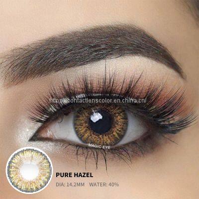 Magiceye Beauty $1 Color Contacts Cheap Colored Contact Eye Lenses Sweety Sterling Gray 3 Tone Color Contact Lens photo-4