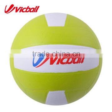 colorful solid rubber volley ball