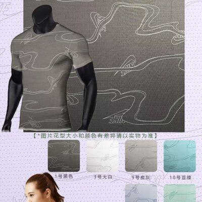 New Product Sport Fabric Athletic Men & Women Sports Fitness Prowess with Athletic Men and Women Patterns Printed Fabric